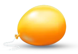 Globo amarillo del juego Balloon de SmartSoft Gaming